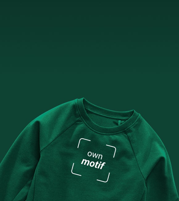 Green sweater on green background